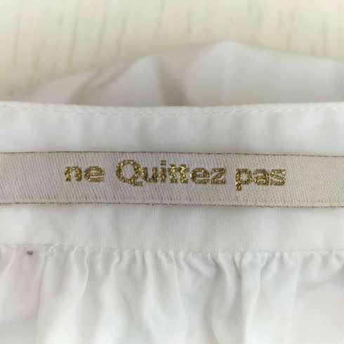ヌキテパ NE QUITTEZ PAS 24ss Poplin Paisley Embroidery Tired Dress ポプリン ペイズリー エンブロイダリー ワンピース レディース JPN:S