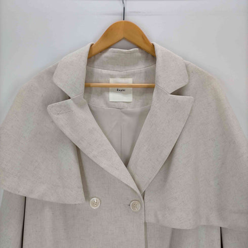 Eaphi ASYMMETRY CAPE TRENCH COAT レディース 2
