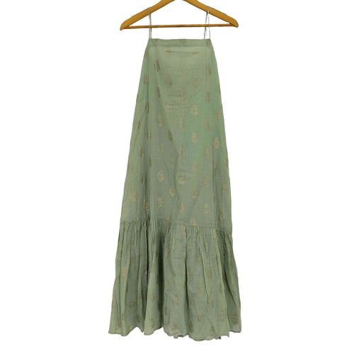 ヌキテパ NE QUITTEZ PAS 23ss COTTON VOILE FOIL FLOWERP 箔プリント キャミワンピース レディース FREE