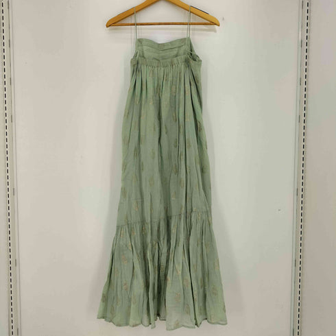 ヌキテパ NE QUITTEZ PAS 23ss COTTON VOILE FOIL FLOWERP 箔プリント キャミワンピース レディース FREE