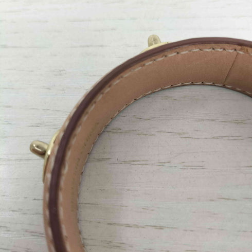 コーチ COACH ロゴ刻印 装飾 レザー バングル レディース