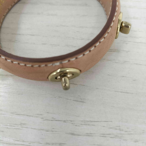 コーチ COACH ロゴ刻印 装飾 レザー バングル レディース