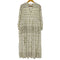 ヌキテパ NE QUITTEZ PAS Cotton Silk Gold Print Embroidery Gown コットン シルク ゴールドプリント エンブロイダリー ガウン レディース