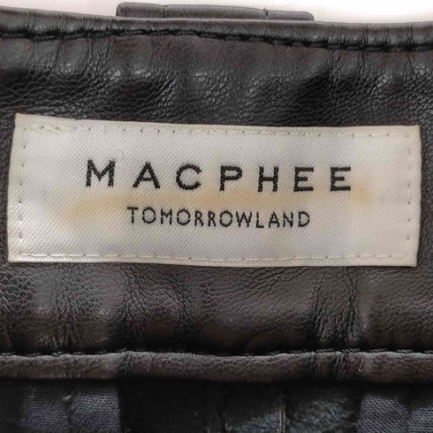 トゥモローランドマカフィー tomorrowland macphee エコレザーパンツ レディース 32