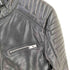 ザラ ZARA フェイクレザーバイカーレザージャケット メンズ US:40