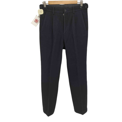 フレッドペリー FRED PERRY TROUSERS ウールメルトン センタープレス スラックスパンツ メンズ JPN:M