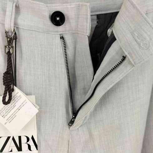 ザラ ZARA テーパードスラックス レディース JPN:36