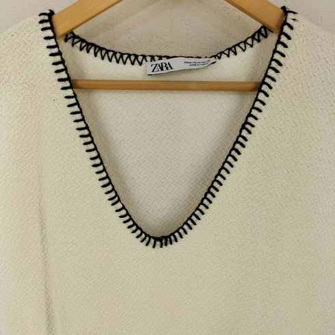 ザラ ZARA ステッチデザインベスト レディース import:M