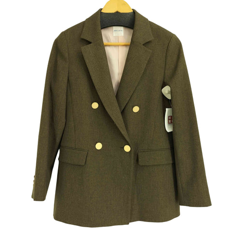 ノーリーズ NOLLEY’S 23AW ウォッシャブルウールライクダブルジャケット レディース JPN:36