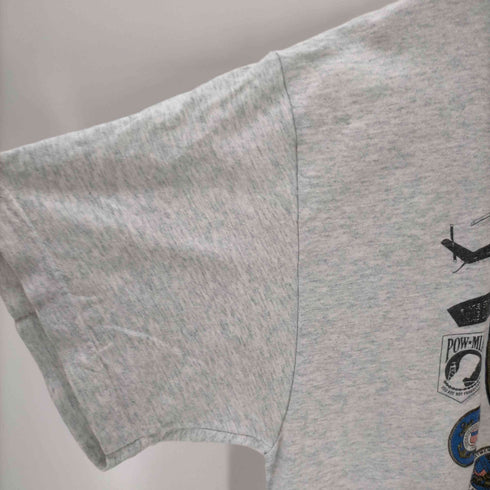 フルーツオブザルーム FRUIT OF THE LOOM プリントラメ加工 クルーネックTシャツ メンズ JPN:XL