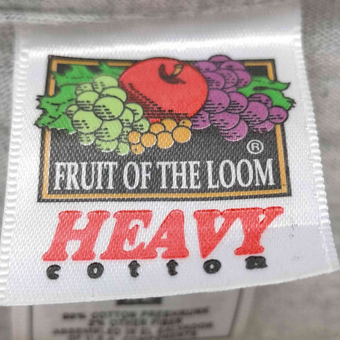 フルーツオブザルーム FRUIT OF THE LOOM プリントラメ加工 クルーネックTシャツ メンズ JPN:XL