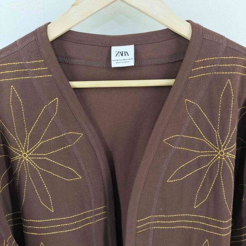 ザラ ZARA Quilted Embroidered Padded Mens Cotton Jacket メンズ 38-40