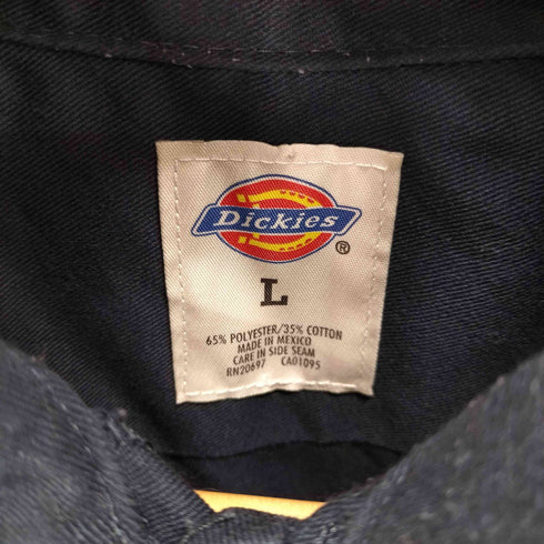 ディッキーズ Dickies 両面刺繍 S/S ワークシャツ メンズ JPN:L