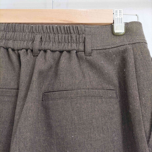 ノーリーズ NOLLEY’S 23AW ウォッシャブルウールライクセミワイドパンツ レディース JPN:38