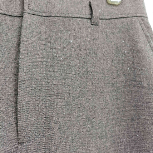 ノーリーズ NOLLEY’S 23AW ウォッシャブルウールライクセミワイドパンツ レディース JPN:38