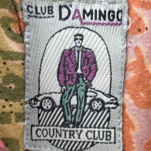 CLUB DAMINGO レーヨン総柄シャツ メンズ JPN:S