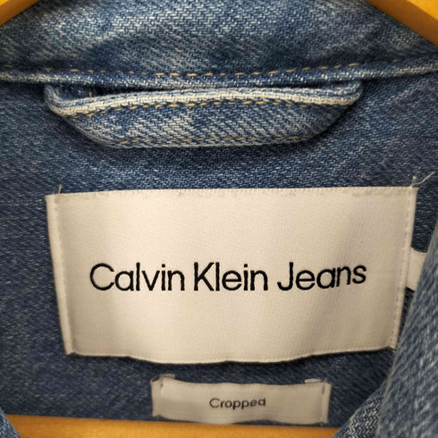 カルバンクラインジーンズ Calvin Klein Jeans 90s エクストリームクロップドデニムジャケット レディース JPN:M