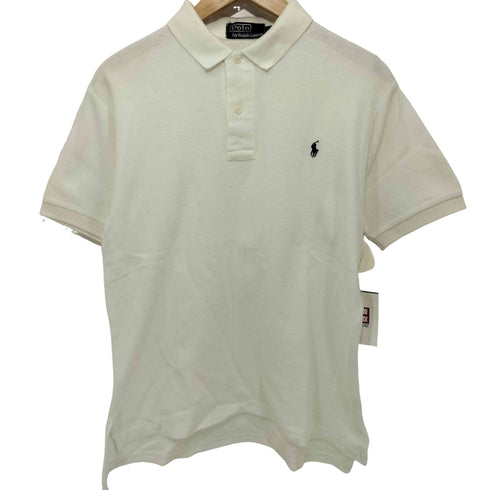 ポロバイラルフローレン Polo by RALPH LAUREN ポニー刺繍 鹿の子 S/S ポロシャツ メンズ import:L