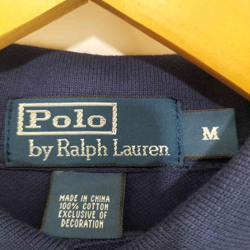 ポロバイラルフローレン Polo by RALPH LAUREN ポニー刺繍 鹿の子 S/S ポロシャツ メンズ import:M