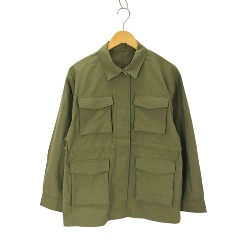 ユナイテッドアローズグリーンレーベルリラクシング UNITED ARROWS green label relaxing ファティーグ ミリタリーシャツジャケット レディース