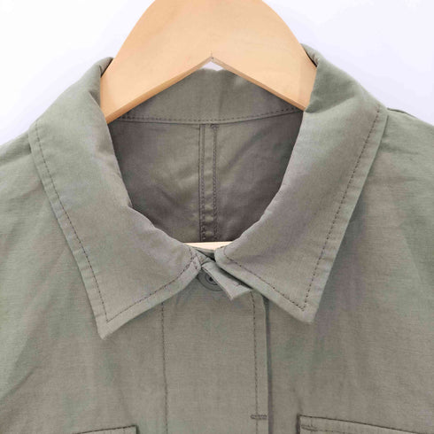 ユナイテッドアローズグリーンレーベルリラクシング UNITED ARROWS green label relaxing ファティーグ ミリタリーシャツジャケット レディース