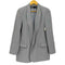 ザラ ZARA レーヨンポリ ノーボタン テーラードジャケット レディース import:S
