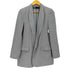 ザラ ZARA レーヨンポリ ノーボタン テーラードジャケット レディース import:S