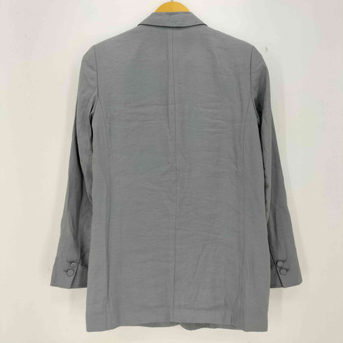 ザラ ZARA レーヨンポリ ノーボタン テーラードジャケット レディース import:S