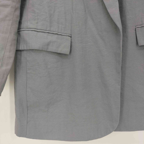 ザラ ZARA レーヨンポリ ノーボタン テーラードジャケット レディース import:S