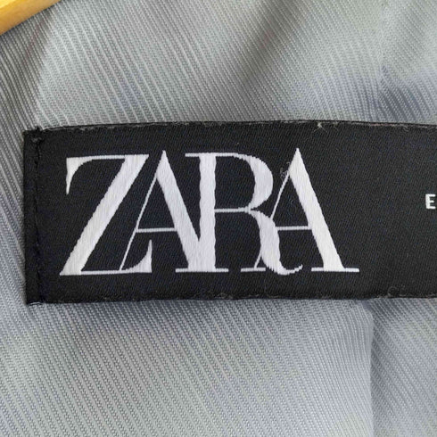 ザラ ZARA レーヨンポリ ノーボタン テーラードジャケット レディース import:S