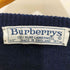 バーバリーズ BURBERRYS 英国製 100% PURE LAMBSWOOL ホースロゴ刺繍 Vネック プルオーバー ニット メンズ 42