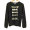 ブラックコムデギャルソン BLACK COMME des GARCONS 11aw BLACK 縦刺繍 ウールニット メンズ S