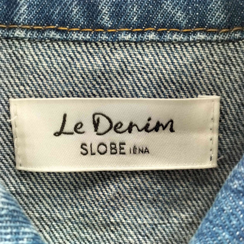 スローブイエナ SLOBE IENA LE DENIM クロップドトラッカージャケット レディース