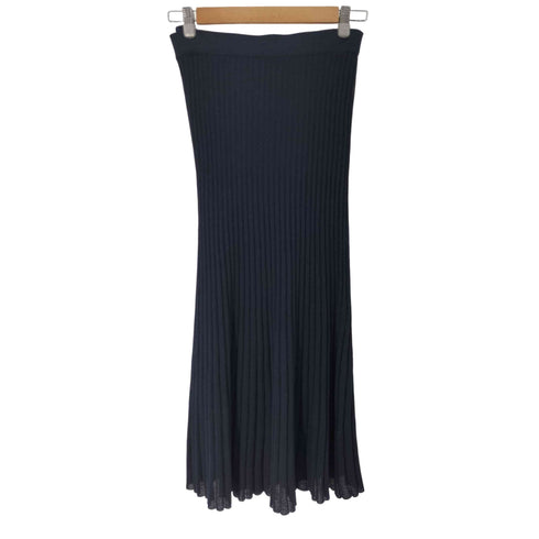 スリードッツ three dots バンピーセーター ロングスカート Bumpy sweater long skirt レディース S