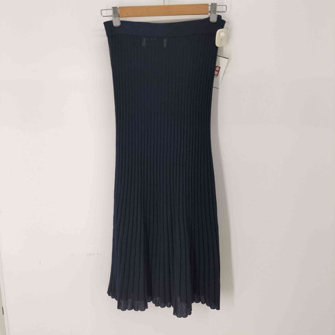 スリードッツ three dots バンピーセーター ロングスカート Bumpy sweater long skirt レディース S