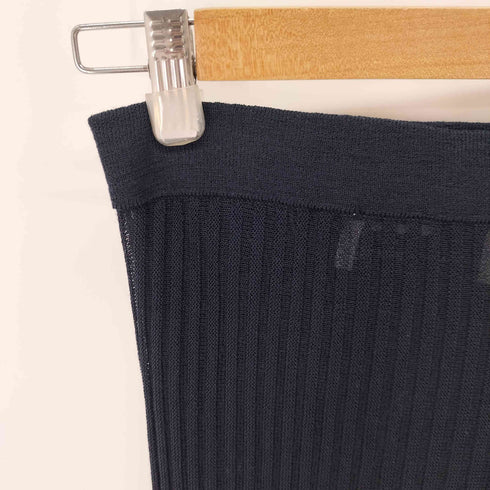 スリードッツ three dots バンピーセーター ロングスカート Bumpy sweater long skirt レディース S