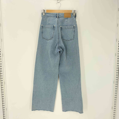 ジルバイジルスチュアート JILL by JILLSTUART カーブパネルストレートデニムパンツ レディース