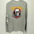 パウエルペラルタ POWELL PERALTA ©2016 スカルプリント クルーネック L/S Tシャツ メンズ L
