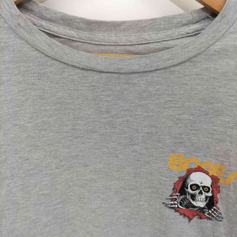 パウエルペラルタ POWELL PERALTA ©2016 スカルプリント クルーネック L/S Tシャツ メンズ L
