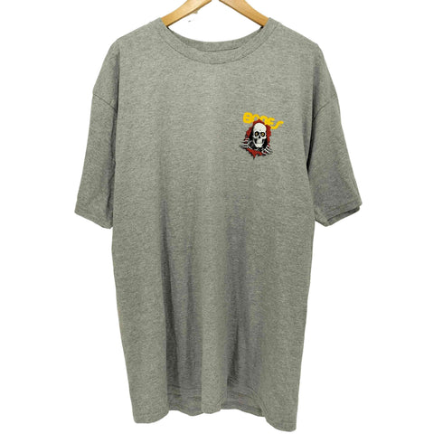 パウエルペラルタ POWELL PERALTA 00S ©2009 スカルプリント クルーネック S/S Tシャツ メンズ L