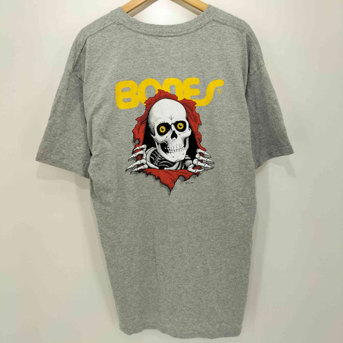 パウエルペラルタ POWELL PERALTA 00S ©2009 スカルプリント クルーネック S/S Tシャツ メンズ L