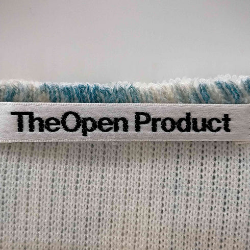 the open product CABLE KNITTING GRAPHIC SWEATSHIRT レディース 1