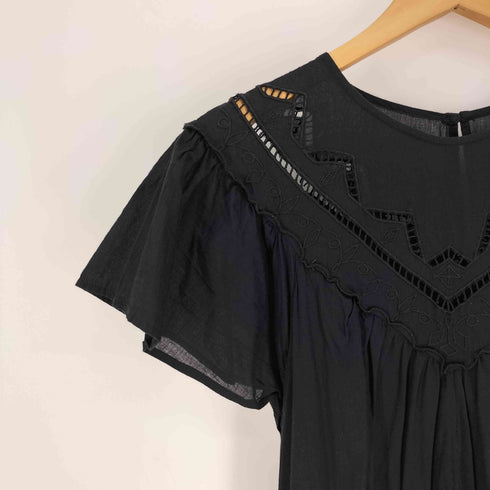 シンプリシテェ SIMPLICITE 22SS カットワーク シシュウ ワンピース レディース FREE