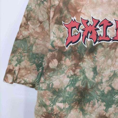 CHILDHOOD フロントプリント カモ柄 S/S Tシャツ メンズ