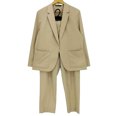 ユニクロ UNIQLO 感動ジャケット & 感動タックイージーパンツ セットアップ レディース L&L