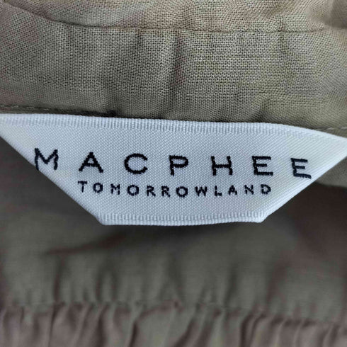 マカフィー MACPHEE ギャザーブラウス レディース JPN:36
