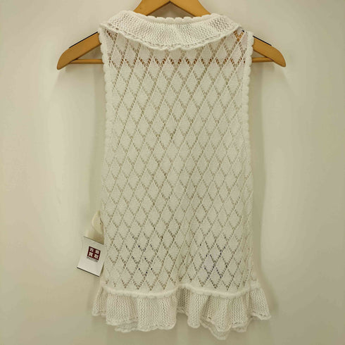 ピンクハウス PINK HOUSE 24SS チェリーズモチーフのニットベスト レディース