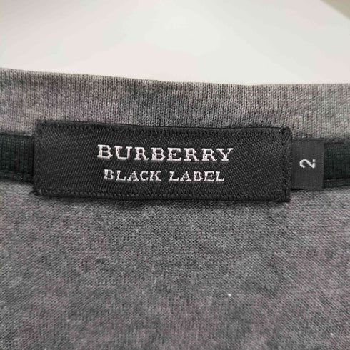 バーバリーブラックレーベル BURBERRY BLACK LABEL 総柄L/S TEE メンズ 2