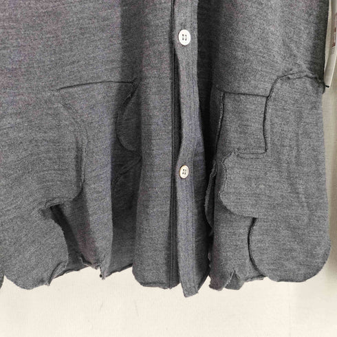 コムデギャルソンコムデギャルソン COMME des GARCONS COMME des GARCONS コムコム 13aw 貝ボタン ウールギャバ クローバーカーディガン レディース S