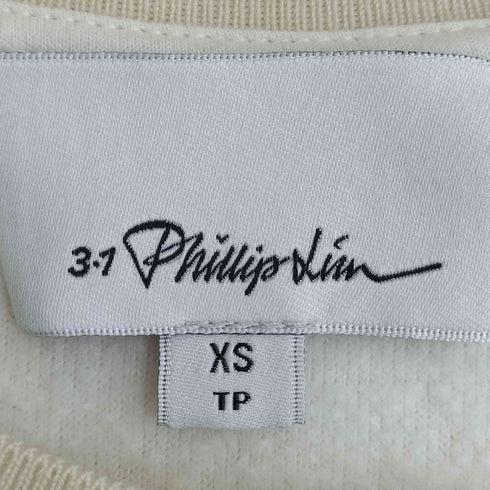 スリーワンフィリップリム 3.1 phillip lim フリンジ パイル 半袖カットソー レディース import:XS